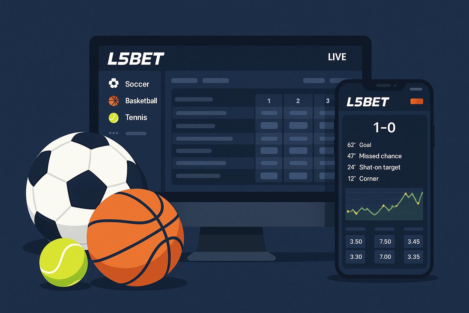 Aposte em apostas esportivas no cassino online L5BET