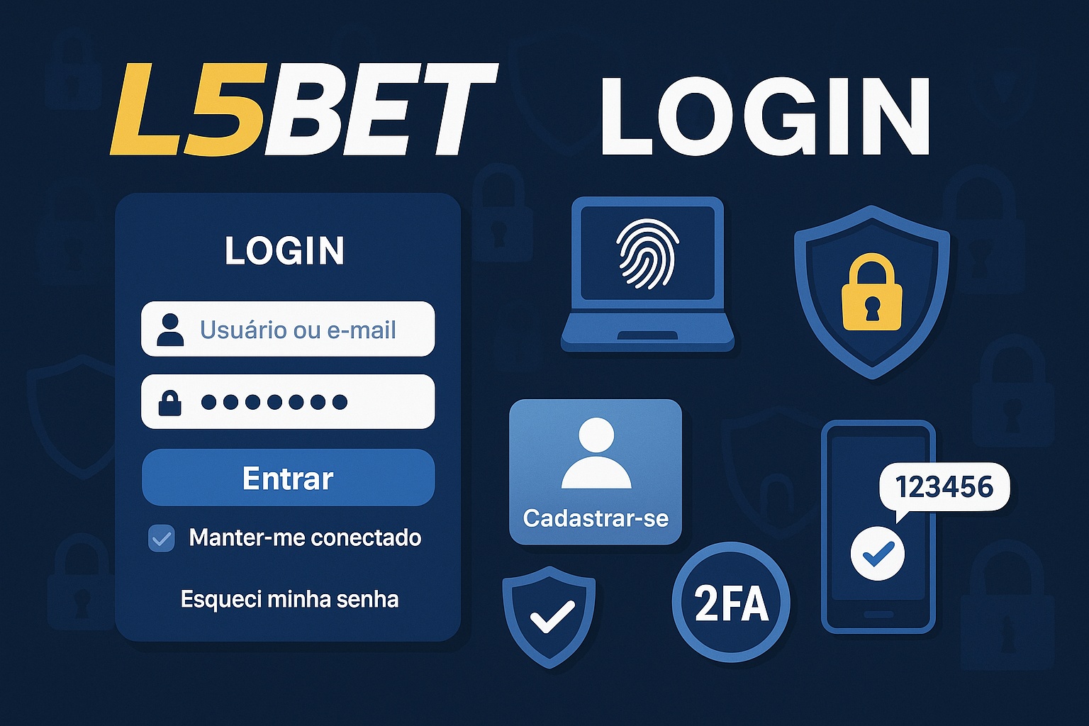 Criar uma nova Conta no plataforma L5BET  