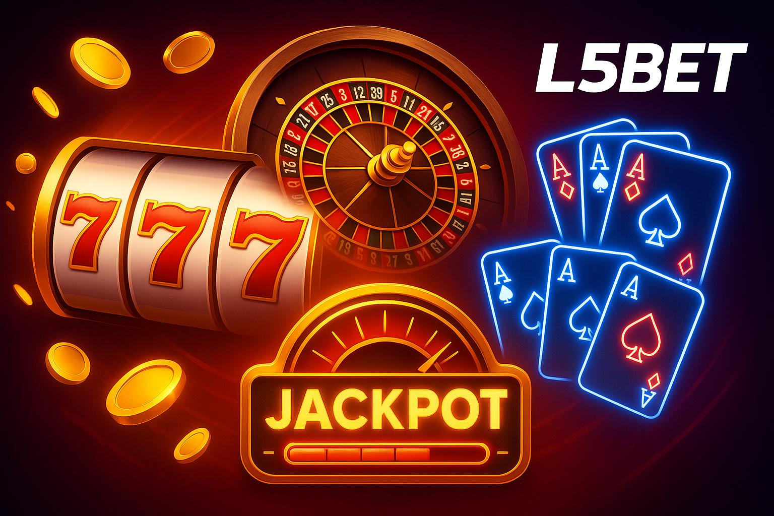Explore o mundo das slot machines no L5BET Casino